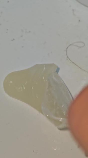 Semen in condom