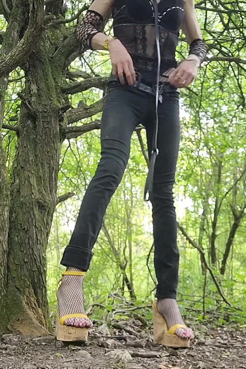 A Whore Offers Herself to Cocks in La Belle & Les Clochards
