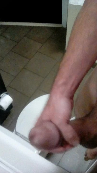 Hard, thick cock cumming