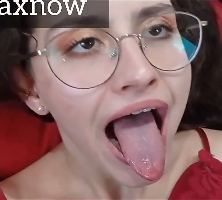 Slut Brunette Teen Facial Cum in Red Lingerie Perfect Blowjob Fucking. Shanaxnow