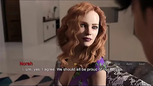 Gizli yaz #2 Norah'ın amını iç çamaşırıyla gördüm