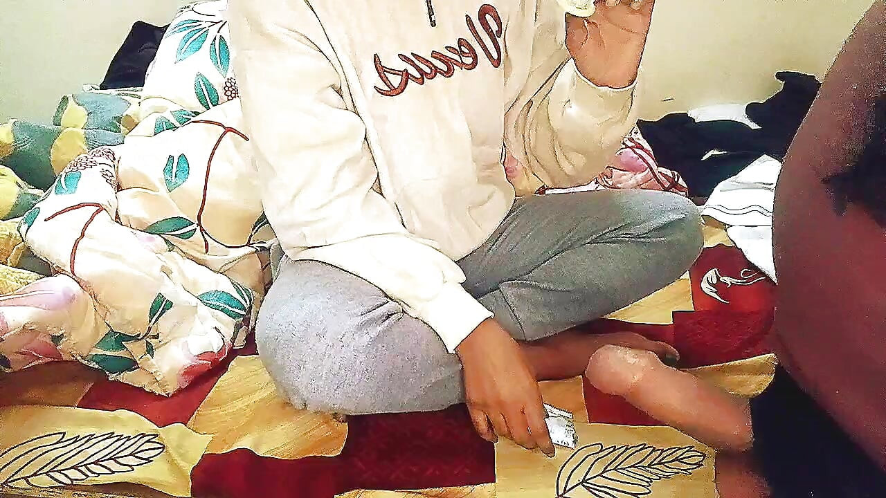 Indian stepsister at home alone. Homemade sex video