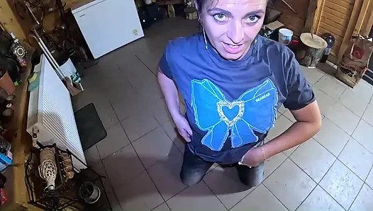 All About the Throat - MILF Deepthroat, Tits Out & Cum Control