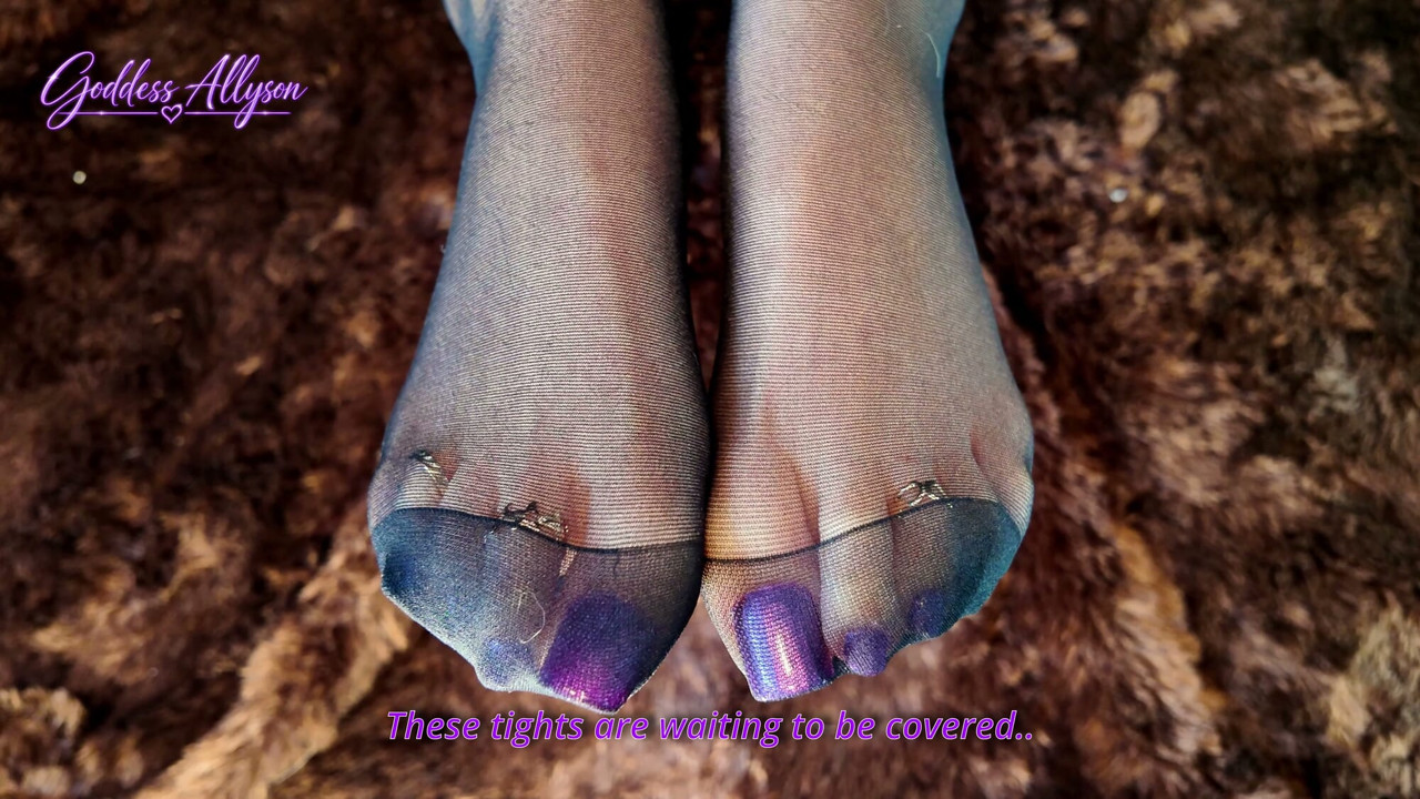 JOI TIGHTS - CUM On My NYLON Feet