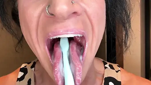 Tanrıça Kandys yaramaz oral rutin