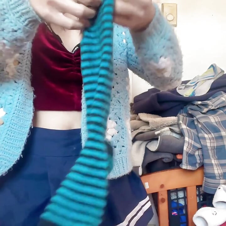 Hana Sexet I College Nederdel Outfit Perfext Krop God Røv