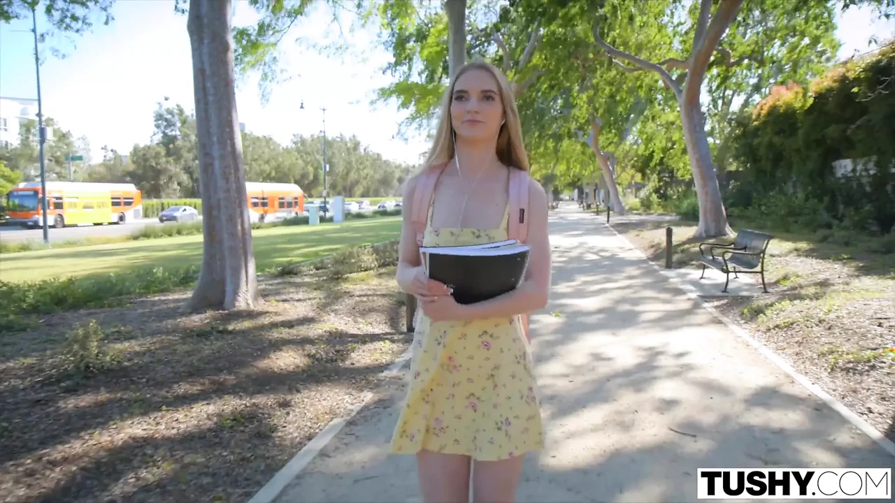 Tushy Thin Blonde College Student Has Unforgettable First Anal Experience