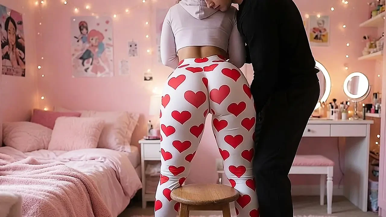 Uncle Pressing His Petite Big Ass Niece on the Chair