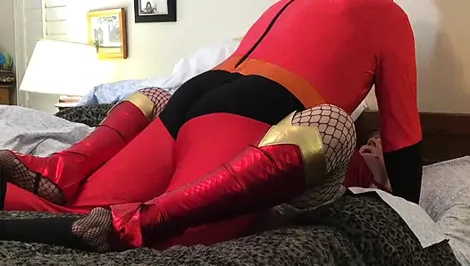 Nine Carmen'in süper kahraman klasik cosplay yarak sikişi extravaganza 11920comp