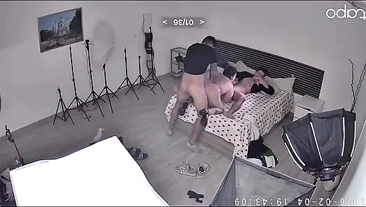 Bts of Iria Ruiz Getting Fucked in a Threesome