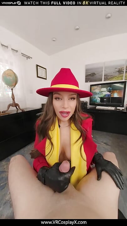 VRCosplayx April Olsen als Carmen Sandiego is altijd een slechte meid geweest, maar je hebt nu controle, deel 1