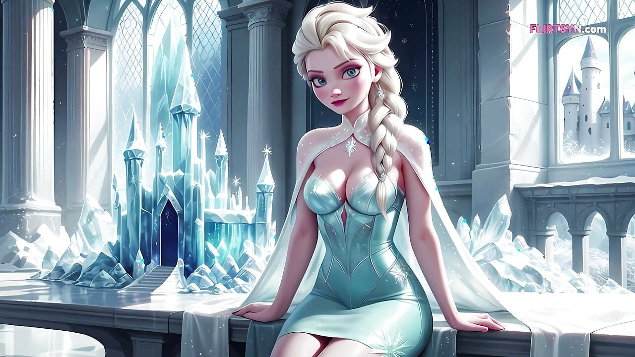 Elsa Spent Too Long in the Cold – Now She's Back for Dick, and She Won't Stop Until You Cum Twice ( AI Generated )