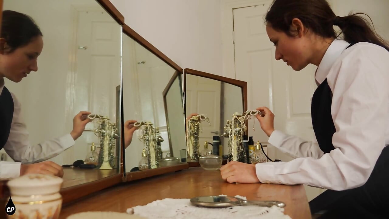 Step-mum Catches College Girl Mila at Her Dressing Table Face Slapping Punishment Wmv