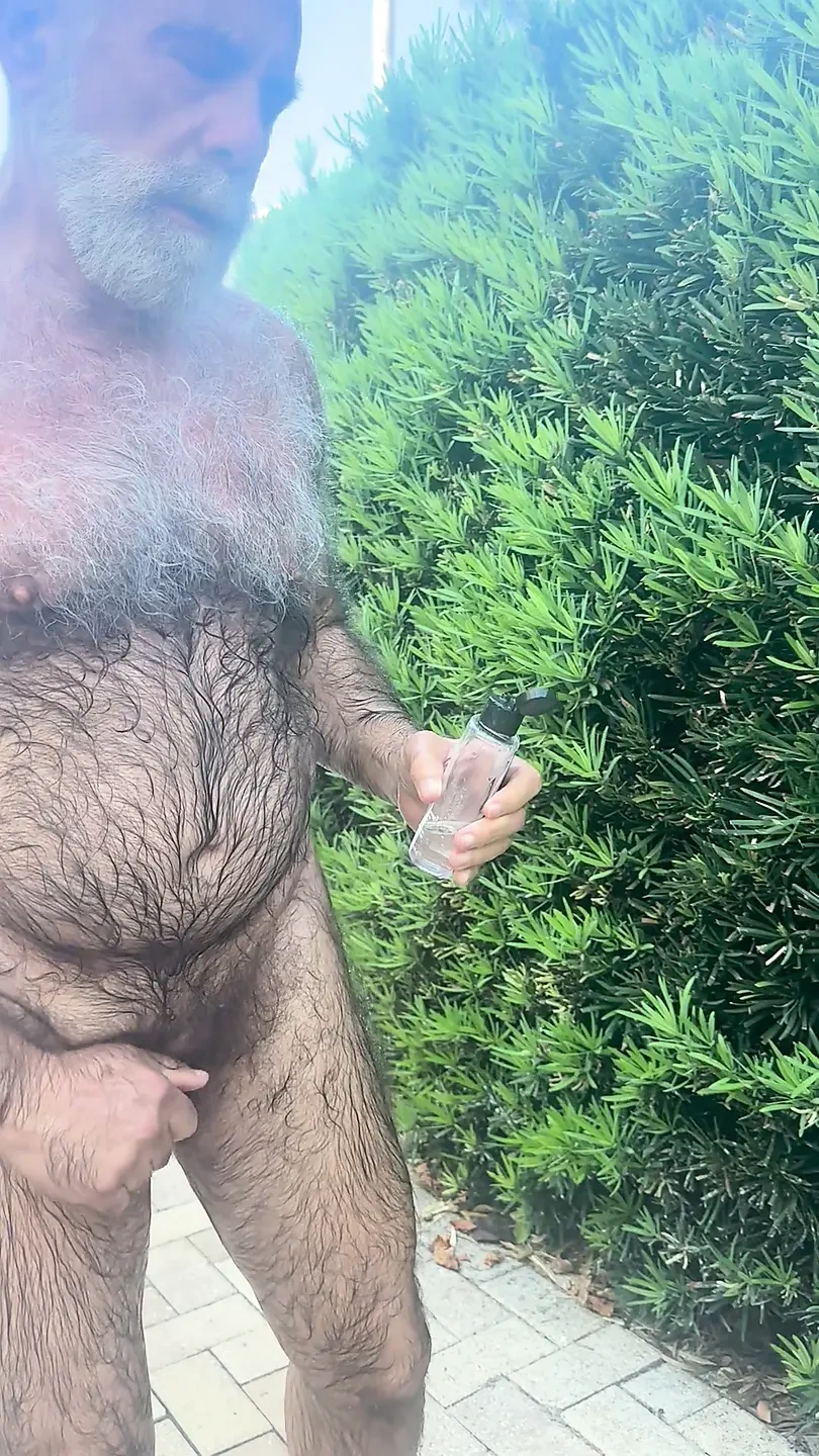 The Exhibitionist in Me Outdoors Naked Showering  Stroking