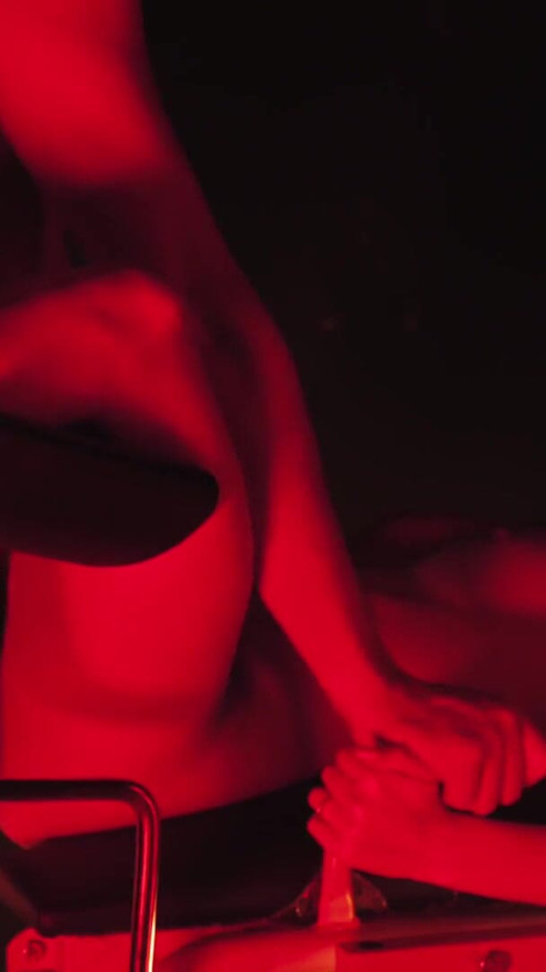 Gorgeous Brunette gets Fucked by a Stranger in the Club - Glory Hole | Clip 2