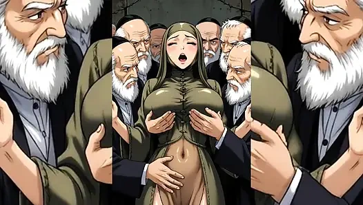 Мусульманские крошки в хиджабе унизили и имеют уродливые толстые грязные старики - сжали, поцелуи, жестко трахнули, часть 2