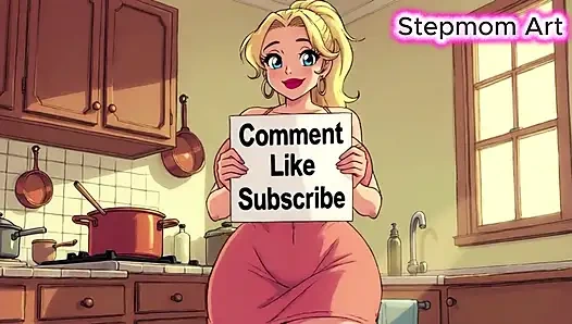 JOI Stepmom Dirty Kitchen - Come with me 100% You'll cum - Dirty Talk