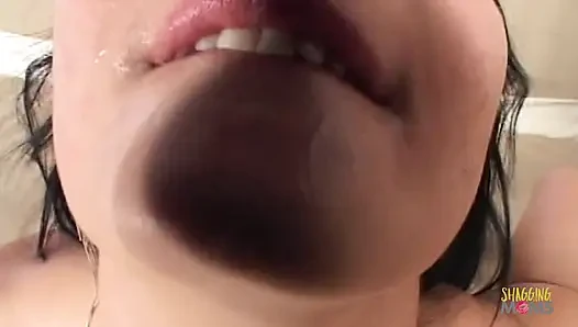 The tasteful french girl has raunchy sex preferences during threesome actions