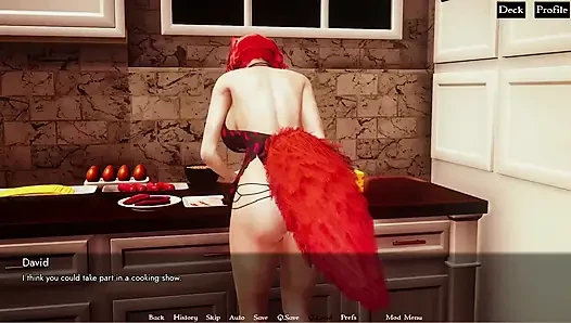 Furrhouse 5: Daisys muschi mit zwei fingern & möpse, masturbation erwischt