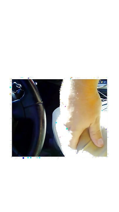 Compilation video of a big Johnson bulge while driving