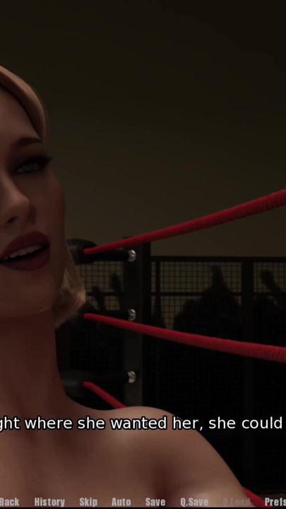 Captivating moment from "Going Over 7 Jane almost lost but got the uperhand in the match"