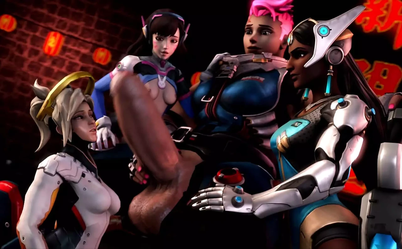 All The Overwatch Sluts Want A Taste Of Zaryas Big Futa Cock