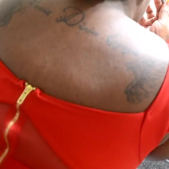 Dirty Diana Loves to Get Pumped in a Sexy Dress