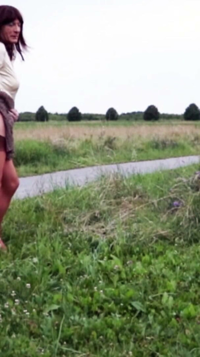 Slut On Offer - Public Posed & Wanked | Clip 1