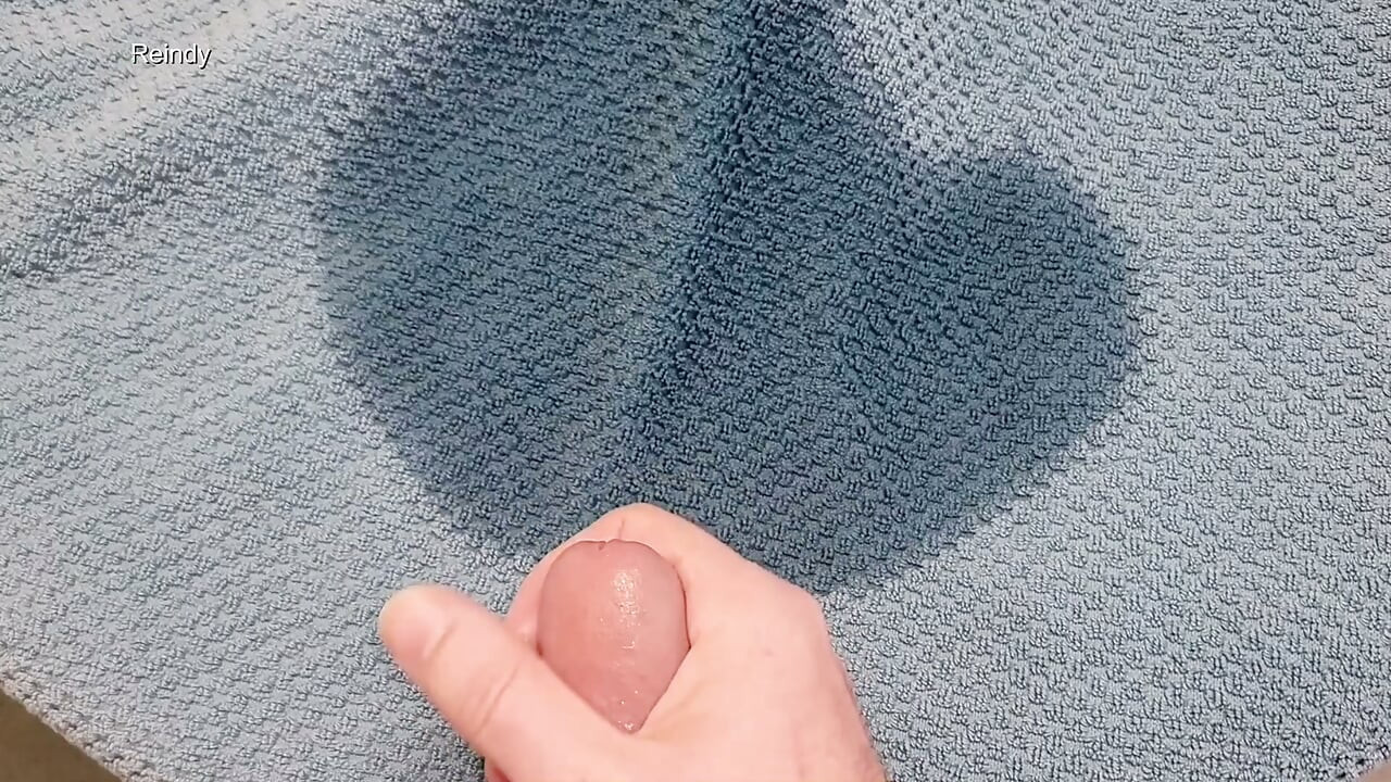 Up Close and Slow-mo, Solo Piss and Cum From 3 Angles