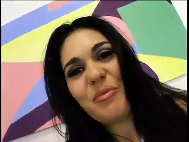 Horny slut stretches her cunt while stud fucks her from POV