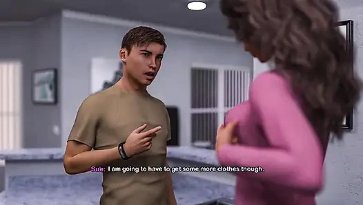 Üvey Annemin Yeni Sahte Göğüslerini Gördükten Sonra Yatağıma Sert Geldim - Sürtük Rüyam Bölüm 2