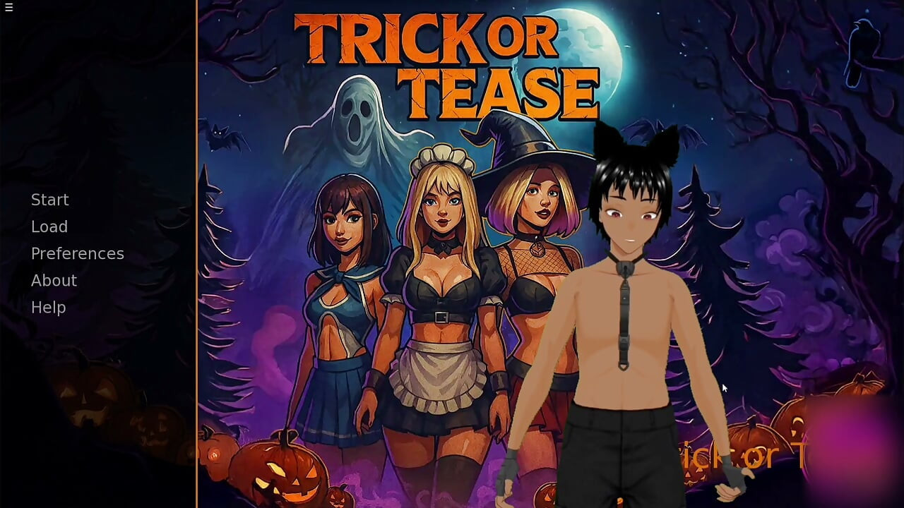 Trick Or Tease - Three beautiful ladies in costumes are hungry for some dick to lick, taste, suck and fuck