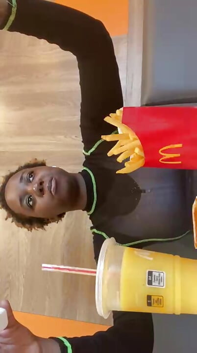 Public McDonald's Mukbang