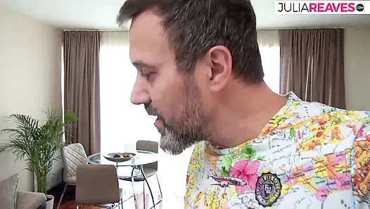 Hot Jasmine gets fucked by step dad to a massive pussy cumshot