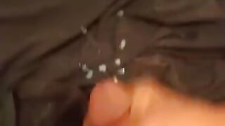 jacking off cum all over