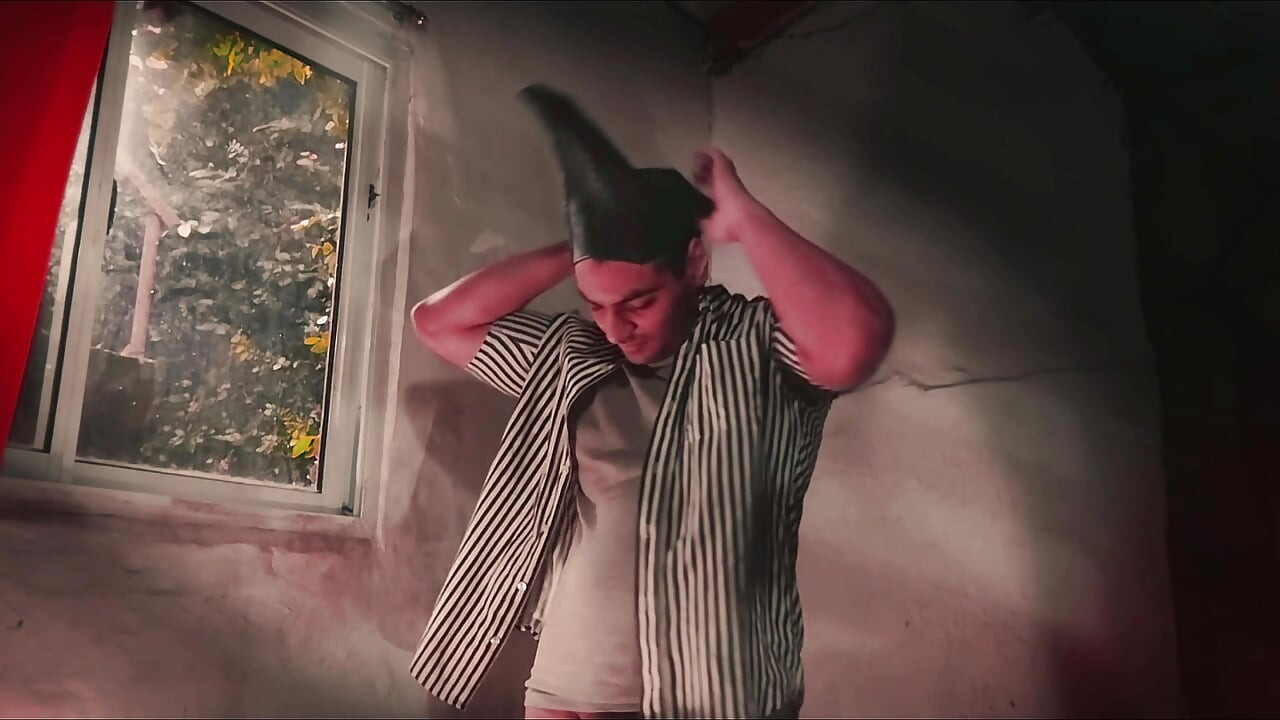 - Muscular Men - Big Dick - Red Curtain - Striped Dress - Solitary Masturbation -