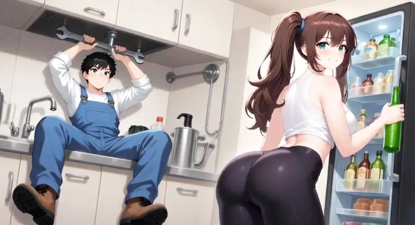 Plumber on visit ai generated
