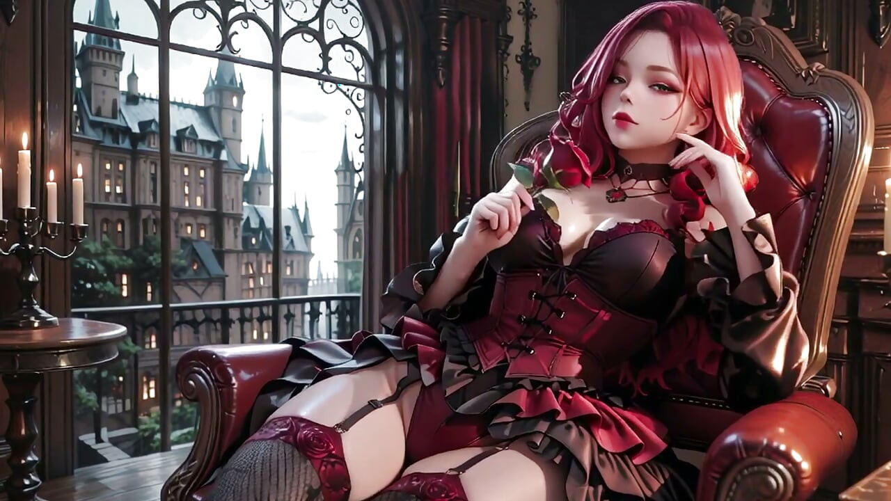 Kızıl Saçlı Gotik İlham Perisi: Karanlık Mezarlıkta Yasak Bir Karşılaşma.