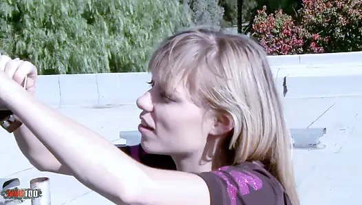 Bill Bailey and Nicole Ray: Blonde Babe Takes Big Cock