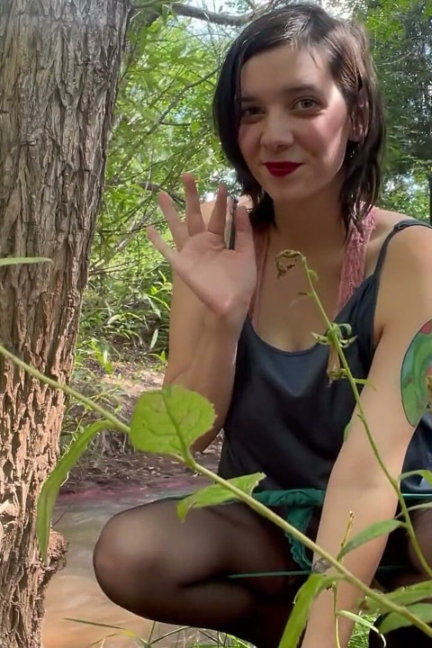 Peeing by the Creek