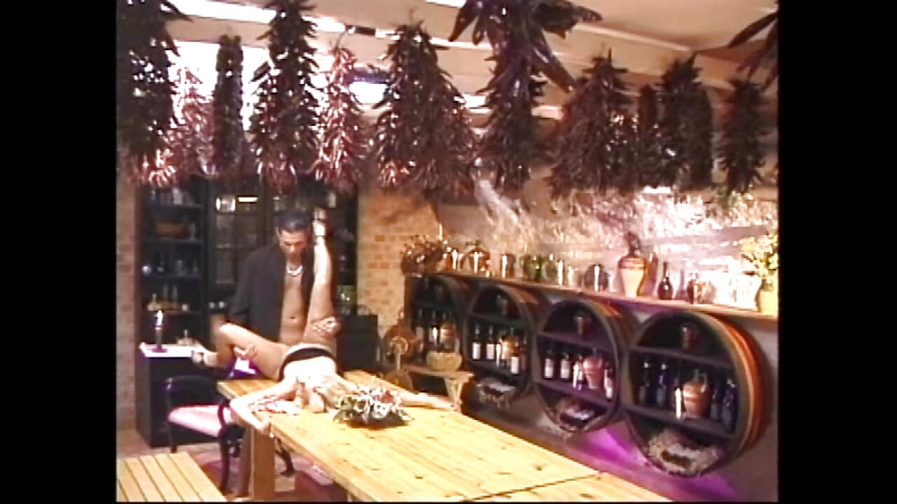 Blonde Slut at the Restaurant Gets Her Ass Fucked by the Waiter