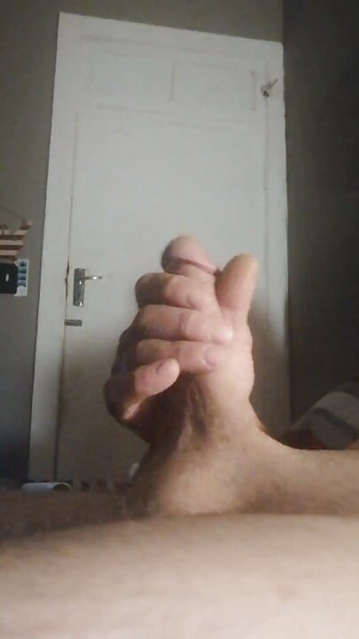 Playing with myself watching porn while my roommate could hear