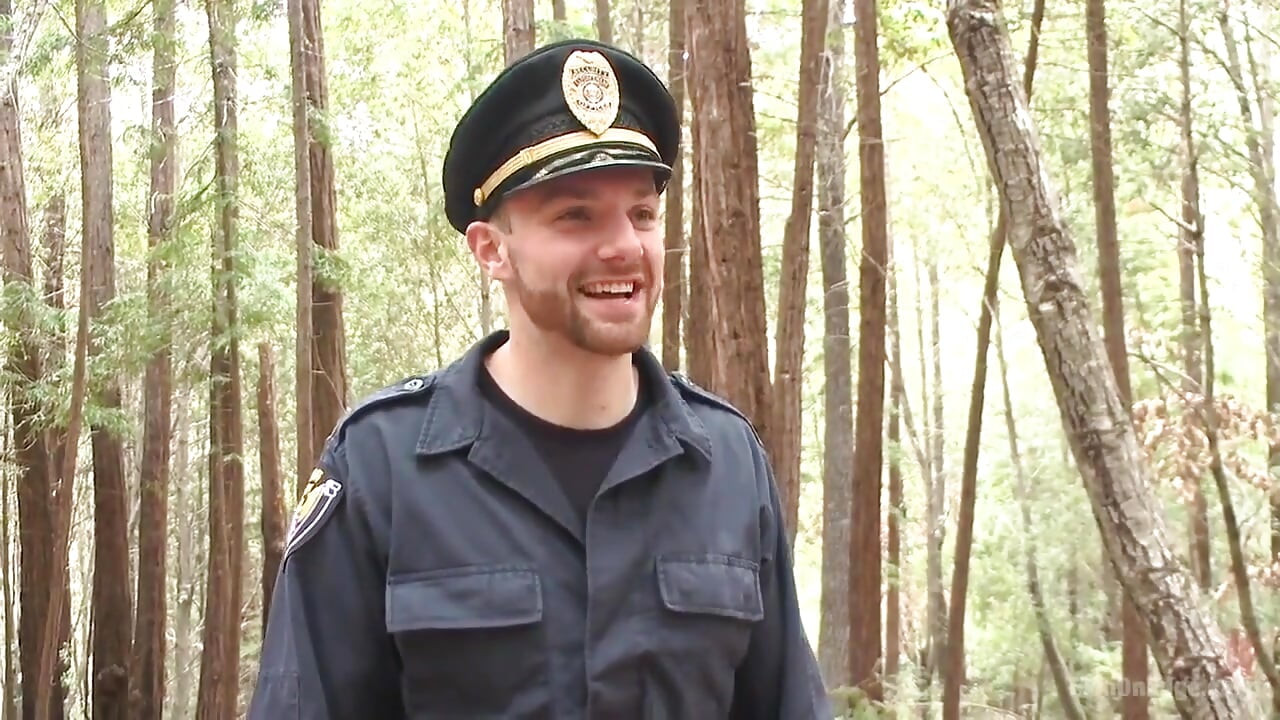 Officer Bullet - Ass Fucked and Edged in the Middle of the Woods