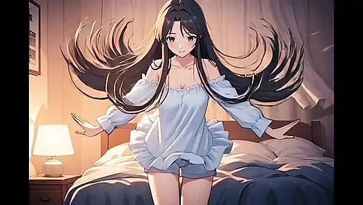 Uncensored video of 18 Year old Anime Girl, AI Generated Cartoon content,  3D Hentai Cartoon on closeup by Kiidzy Animates