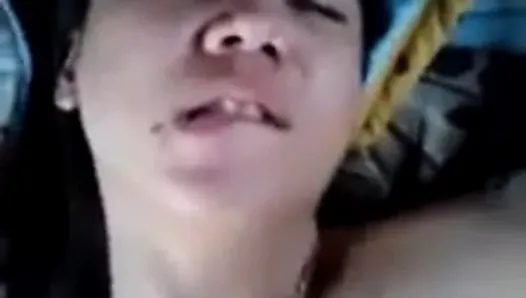 Thai with big tits get hard fucked