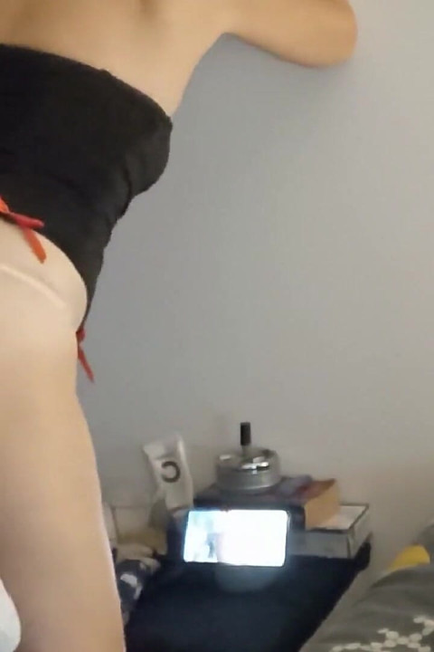 Rush - French Amateur, Doggy Style, Satin Lingerie, Clothed Sex, Blowjob!