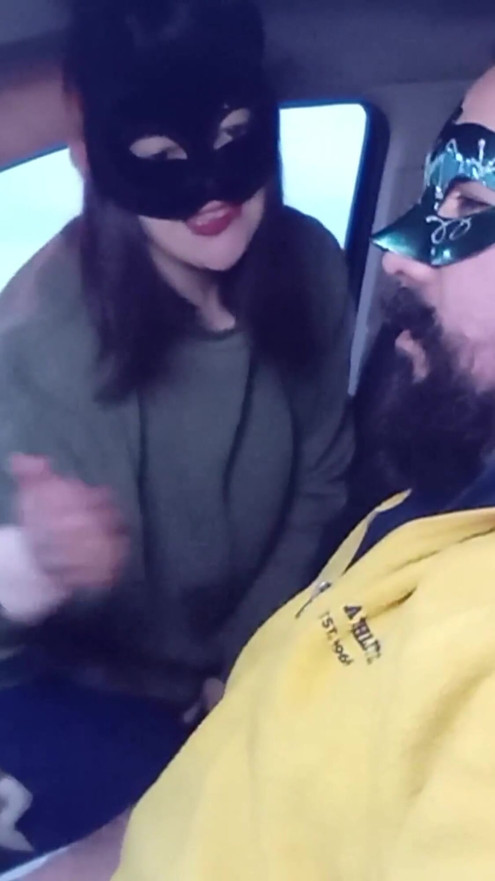 Face slapping in the Car