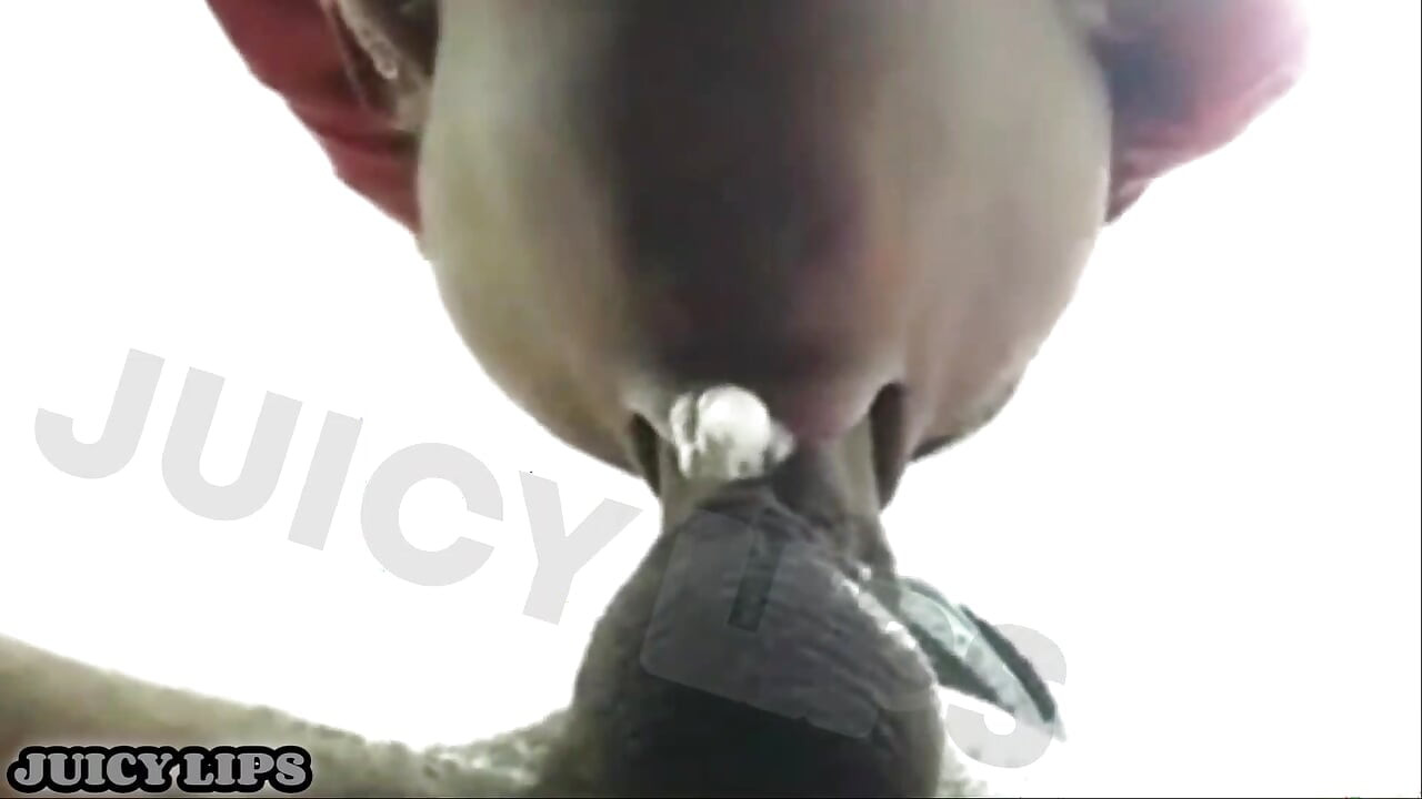 Sappige lippen-mond was te nat voor hem en maakte hem snel gek!!