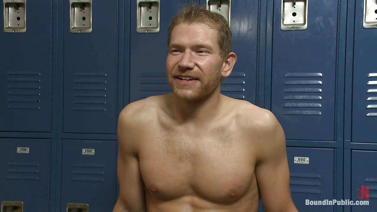 Loudmouth Gym Freak Fucked and Pissed on in Boxing Gym Locker Room