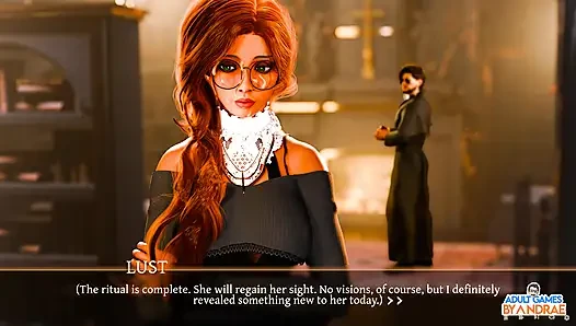 Sisters in sin gameplay teil 12 – Lust führt das sexuelle ritual mit esther in der bibliothek durch